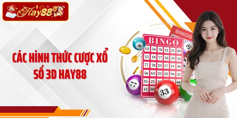 Các hình thức cược Xổ Số 3D Hay88